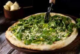 Pizza de rúcula Tomasso